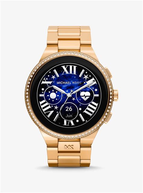 michael kors smart watch mkt009|Michael Kors Men's or Women's Gen 6 44mm Touchscreen .